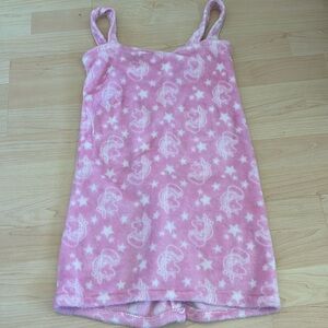 Kids pink sparkle bathrobe